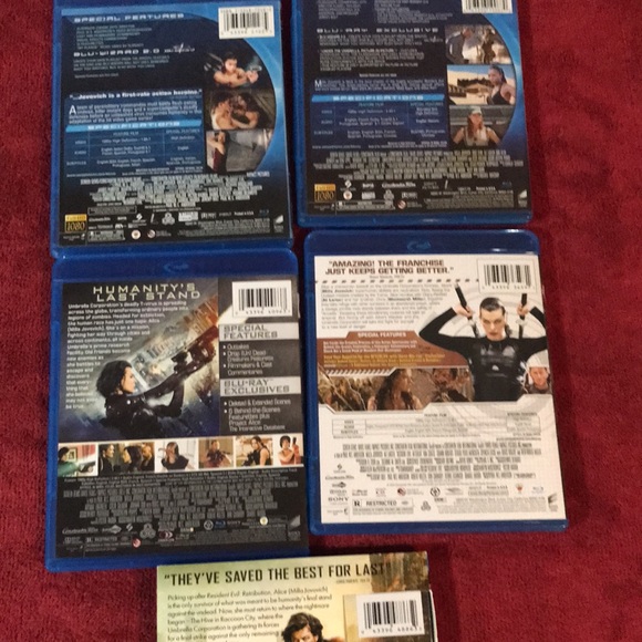 Resident Evil movies on Blu Ray - 5 movies - Picture 3 of 3